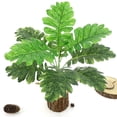 thumbnail image 2 of Wosthever Hojas de plantas artificiales, hoja de tela de seda, decoración de plantas para el hogar y la Oficina Plantas Artificiales, 2 of 5