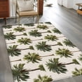 thumbnail image 2 of Tropical Plants Area Rugs 4x6 ft Green Palm Trees Abstract Vintage Botanical Washable Rug Non Slip Indoor Carpet Absorbent Floor Mat for Living Room Bedroom Dining Room, 2 of 9