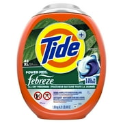 Tide Power Pods Laundry Detergent Packs with Febreze, Botanical Rain, 45 Count