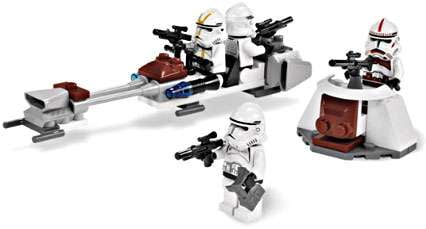 Pre-Owned Star Wars Clone Wars Clone Troopers Battle Pack Set LEGO 7655