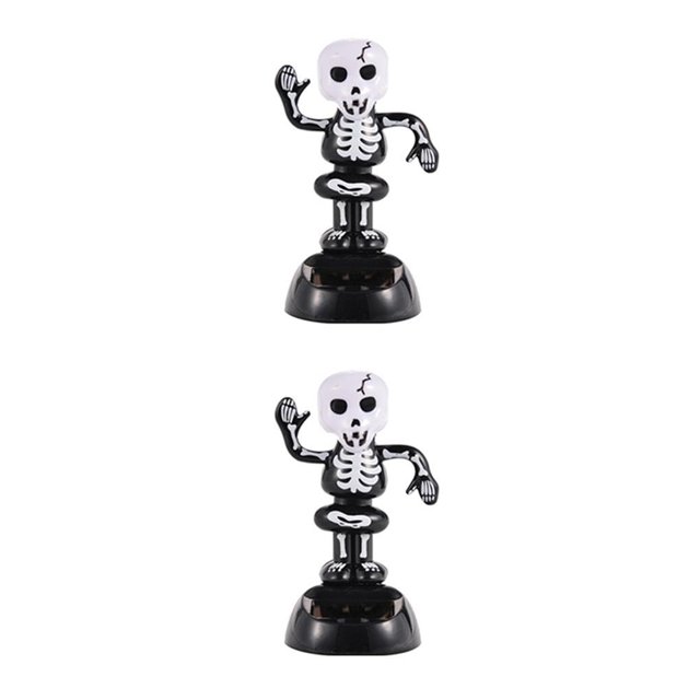 Wosthever Coche de baile de Navidad y Halloween, adorable y adorable con energía Solar de varios estilos, regalos de decoración para el Type1 NO1