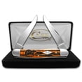 thumbnail image 4 of Case XX Knives Muskrat Scene Orange Bone Stainless 1/500 Pocket Knife, 4 of 4