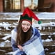 thumbnail image 3 of 1 unidad de gorro de fiesta navideño de elfo de tela de terciopelo, gorro decorativo para fiestas de graduación o disfraces, 3 of 7