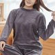 thumbnail image 2 of Conjunto de pijamas de invierno, ropa de casa de franela gruesa y cálida, conjunto de salón para hombre, pijama femenino, traje para el hogar, 2 of 3