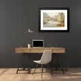 thumbnail image 4 of Francis Towne 24x18 Black Modern Framed Museum Art Print Titled - River Scene with Mountains, Probably Lake District (1786), 4 of 5