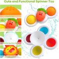 thumbnail image 2 of LivinVeluris Suction Cup Spinner Toys for Toddlers 1-3 - 3-Piece Sensory Learning Set with Vibrant Spinning Tops - Fun Bath, Highchair & Table Activities - Developmental Fine Motor Skills Toys, 2 of 6