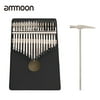 ammoon 17 Keys C-Tune Thumb Piano Kalimba Portable Solid Wood Finger Piano with Tuning Hammer Great Gifts for Kids and Adults