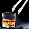 thumbnail image 6 of HomeLife 10Pcs Ice Clamp Plastic Buffet Serving Tongs Clear Kitchen Tongs Mini Utensil for Food Ice Salad Barbecue Cookies 6.3 Inches Saw-shaped Design Tongs, 6 of 8