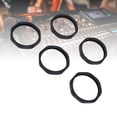 thumbnail image 4 of JUEGO DE ANILLOS DE MICRÓFONO, JUEGO DE ANILLO DE MICRÓFONO DE SILICONA 5 PPCS Reutilizable para salas de conferencias de fiestas de ktv, 4 of 7