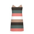 thumbnail image 5 of gakvbuo Summer Tank Dress For Women Mini Dress Pleated V-Neck Sleeveless Sundress T-Shirt A-Line Dress Beach Short Dress, 5 of 6