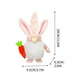 thumbnail image 2 of Darzheoy Easter Gnome Decoration Easter Doll Decoration Faceless Elderly Dwarf Doll Decoration Home Decoration Cute Dwarf Doll, 2 of 7