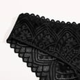 thumbnail image 5 of YWDJ Womens Underwear Cheeky Lace Lightweight No Show Fashion Briefs Comfortable Underwear Causal Lace Panties Briefs Black L, 5 of 7