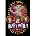 thumbnail image 2 of Women's Harry Potter Dobby Has Come to Save Cartoon  Graphic Tee Black Medium, 2 of 4