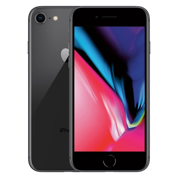 Restored Apple iPhone 8, 64 GB, Space Gray - GSM Unlocked - GSM compatible (Refurbished)