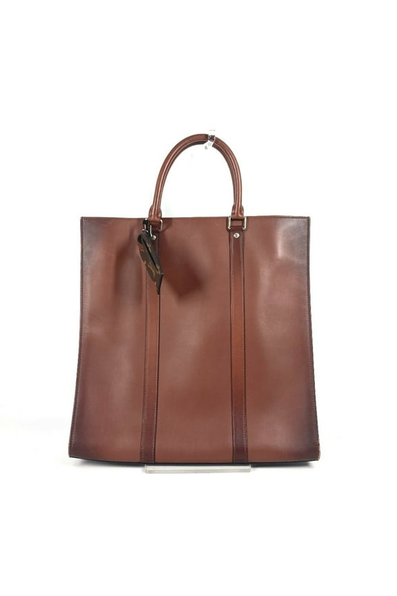 Pre-Owned LOUIS VUITTON M52687 Nomad Sac Plat Tote Bag Handbag Business Leather Men's Brown