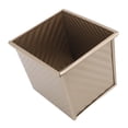 thumbnail image 3 of Corrugated Bread , Carbon Steel Loaf Pan Uniform Heating  Thermal Conductivity Easy To Demould with Lid for Kitchen, 3 of 8