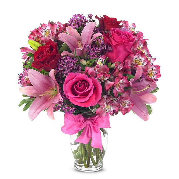 walmart.com | Rose and Lily Bouquet