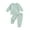 Vert, variante sur MesaSe Bébé Bébé Fille Garçon Automne Hiver Vêtements Pull Arc en Ciel Sweat-Shirt Taille Élastique Pantalon Mis Vert 0-6 Mois