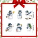 thumbnail image 3 of Adornos navideños, adornos navideños, regalos navideños, imán magnético navideño para refrigerador, muñeco de nieve, gnomo, decoración navideña, adhesivo magnético para puerta de garaje, imanes magnét, 3 of 7