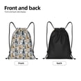thumbnail image 2 of Yiaed Llama and Cactus1 Print Drawstring Bags Drawstring Backpack Bulk String Back Pack Gym Sport Bag-Small, 2 of 5
