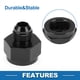 thumbnail image 4 of Adaptador de conector de manguera reductor de flare masculino Unique Bargains AN10 hembra a AN8 macho para línea de combustible de aluminio negro, 4 of 6