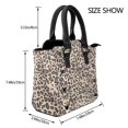thumbnail image 2 of Single Shoulder Bag Rivet Bag 7.48×7.48×3.94in Removable Shoulder Belt Can Be Held Or Diagonal Across A Variety Of Matching Styles Leopard_3, 2 of 6