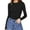 N40-Black, variant on NAFUU Comfy Bodysuits for Women Women's Crew Neck Long Sleeve Bodysuit Casual Stretchy Basic Shirts Slim Fit Body Suits Tops Women Clothing Stylish Pajamas