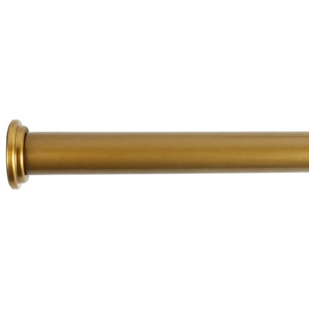 Urbanest Pulire 1 Metal Tension Curtain Rod 24 42 Renaissance Gold