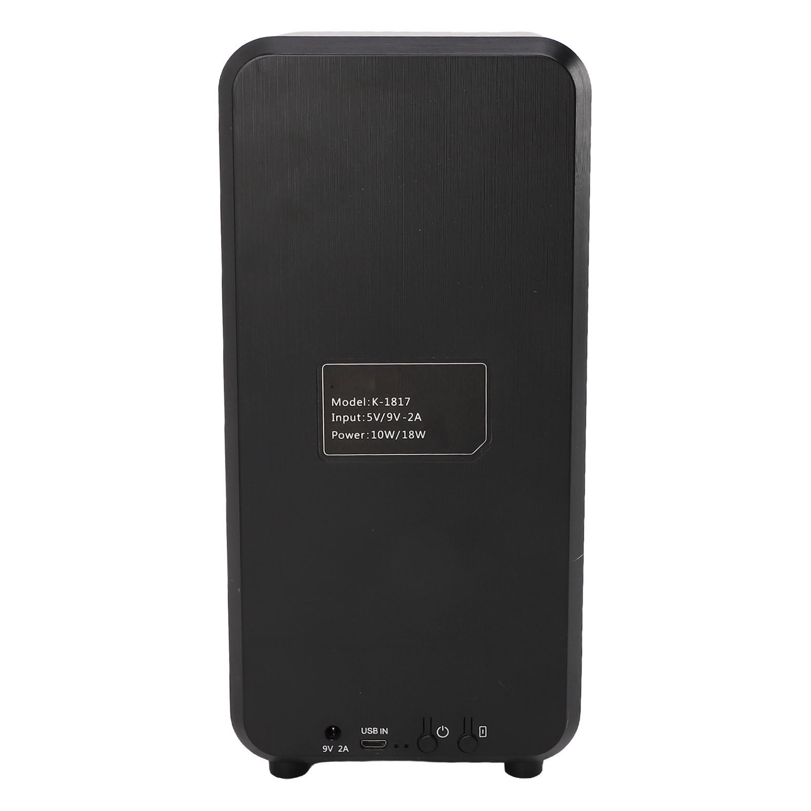 Portable Mini Fridge, 9V2A 5V1A Non Slip Cooling and Heating Skincare Fridge ABS Aluminum Alloy  for Dormitory
