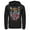 Black, variant on Men's Superman American Hero Pull Over Hoodie Black Medium