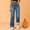 Blue, variant on Sevevn Jeans for Women Wide Straight Leg High Waisted Stretchy Baggy Jeans Fashion Loose Denim Pants Fall 2025