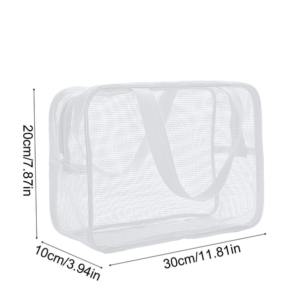 Lot De 2 Sacs De Douche Camping 21x21x24 Cm – 8 Poches, Oxford Résistant, Rose