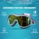 thumbnail image 5 of Gafas De Nataci N Impermeables Para Adultos, Montura Grande, Lentes De Policarbonato Antivaho, Ajuste C Modo De Silicona Visi N De Entrenamiento, Equipo De Nataci N Deportivo Para Adultos, 5 of 8