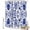 Navy Blue White, variant on Shower Curtain Watercolor Blue Flower Pattern Shower Curtains for Bathroom Decor, Waterproof Polyester Shower Curtain Set with Hooks, Extra Long 72" x 78" Linen Background