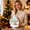 Blanc 4, variante sur Uklsqma Boîte en Fer Étain de Noël Alien / Contenant de Rangement pour Bonbons Père Noël / Boîte Cadeau en Métal Durable pour Biscuits / Hermétique et Scellée Garde les Friandises Fraîches / Organisateur de Bijoux et Papeterie Multi-Usage