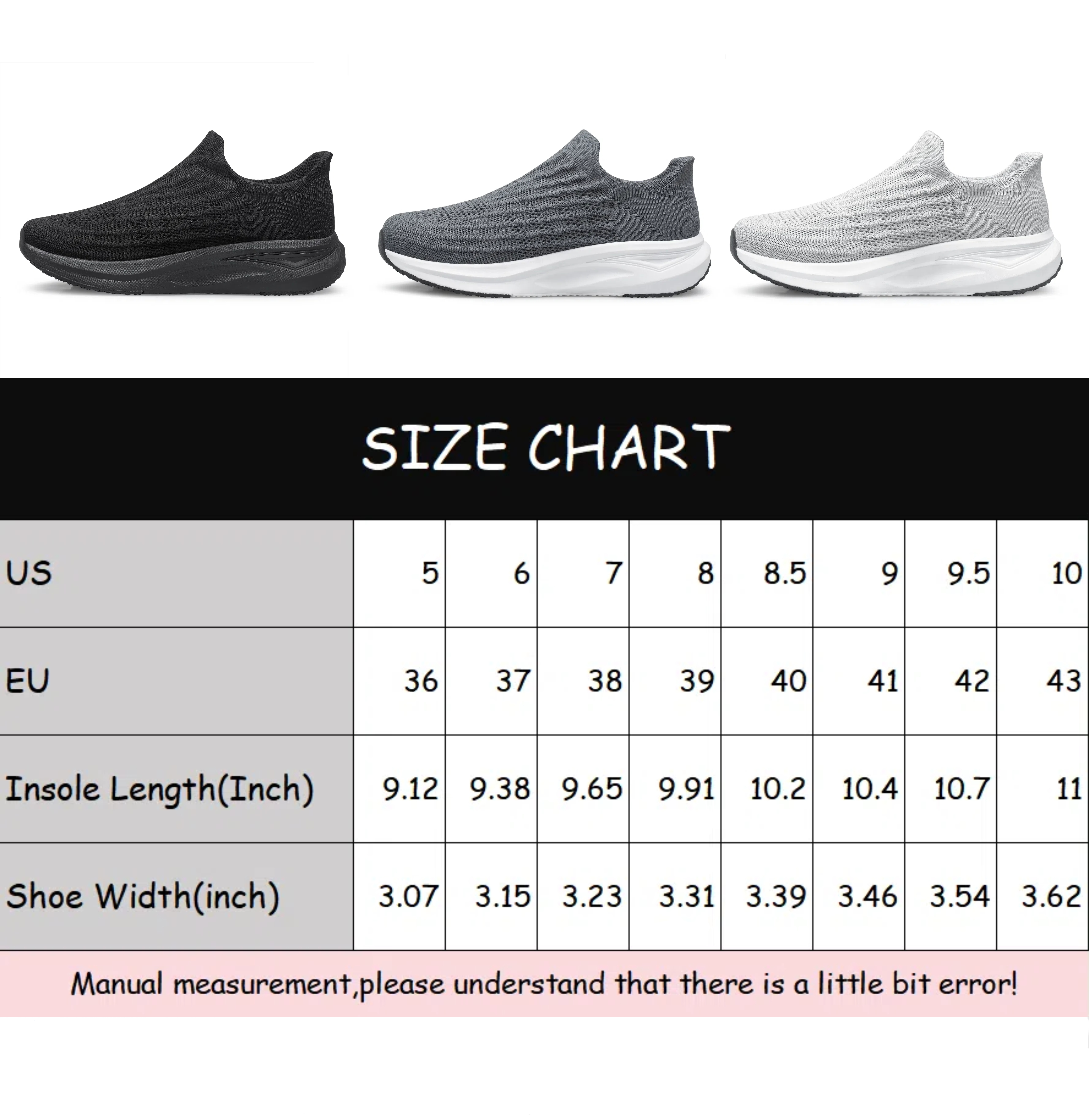 UUYOUNI Women's Slip-On Breathable Mesh Walking Shoes photo 8