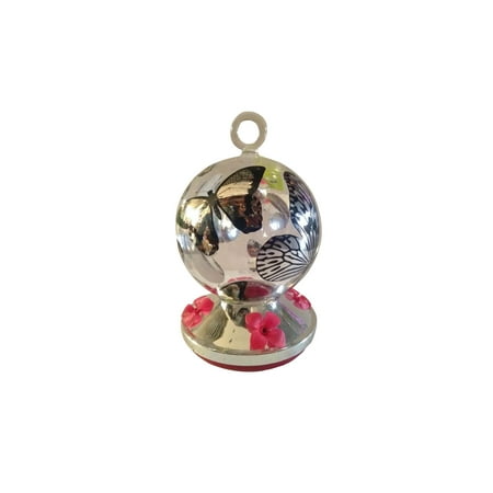 Hand Painted Glass Bird Feeders - Multi Color ; All hand made Glass blow . Product Size: 4.75 x 4.75 x 7.75. Accent any yard. garden, Feed any bird with this good lookign bird feeder