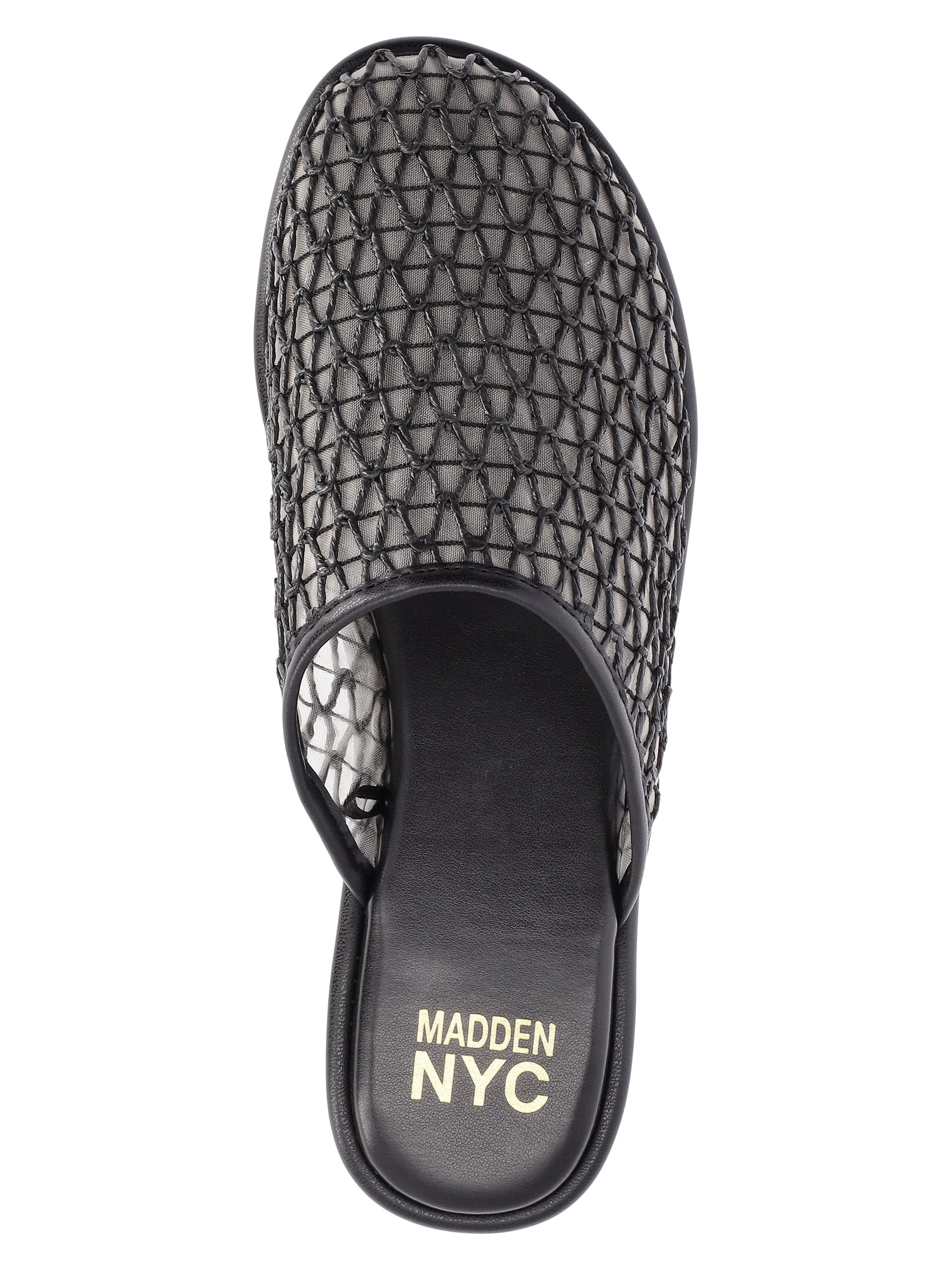 Madden NYC Women's Woven Mesh Mule Flats