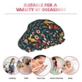 thumbnail image 6 of KLL Mushrooms And Flowers Pattern Shower Cap & Bath Cap for Women,Reversible Oversized Waterproof Shower Caps for all Hair Lengths,Elastic Reusable Bathing Hair Cap, 6 of 6