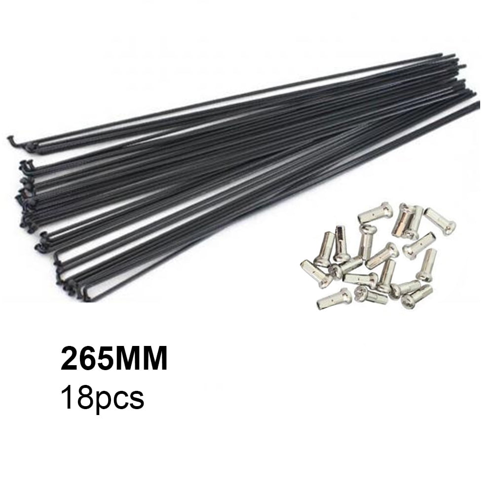 18Pcs 251mm269mm Mountain Bicycle Steel Spokes Bike Wheel Accessories