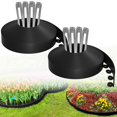 thumbnail image 1 of Kit de bordes para jardín Bonviee 3,8 cm x 30,5 m con 150 estacas, 1 of 8