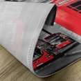 thumbnail image 5 of Ambesonne Europe Place Mats Set of 4, London Retro Phone Booth, Standard Size, Red Grey, 5 of 6