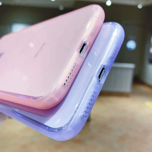 iPhone Xs Max Clear Case,Matte Shock-Absorption Bumper Edge