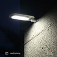 thumbnail image 4 of TIMIFIS Solar Wall Light White Outdoor Fence Lighting With Smart Sensor, 4 of 5