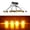 Yellow Shell Amber Light, variant on Rupoun LED Grille Light Kit Car Daytime Running Lights Automobile Modification Accessories 12V (7.87 in / 20 cm)