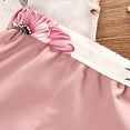 thumbnail image 6 of TAIAOJING Toddler Baby Girl Outfit Girls Suit Children's Clothing Printed Sleeveless Top Summer Floral Cotton Short Sleeve Tops Skirts Outfits Clothes, 6 of 9