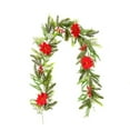thumbnail image 1 of Hearth & Gear Baies Rouges 185cm Couronne Douce pour Cheminée Escalier & Fleurs de Fête pour Mariage Guirlande de Tournesols Fleur Vase Long Fleurs Hautes en Mousse Sèche pour Fleurs Fleurs dans Vase Extérieur, 1 of 7