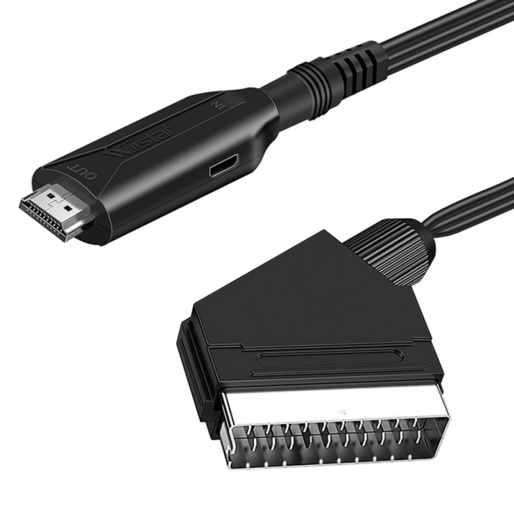 kompas inden længe omfavne HDMI-Compatible Cables Plug And Play SCART to HDMI-compatible Converter  SCART Connector Portable 1 Meter/3.3ft Audio Vídeo Converter SCART Signal  Conversion - Walmart.com
