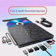 thumbnail image 2 of Lecteur DVD Externe USB 3.0 Type C 7 en 1 Interface Slim Lecteur CD Graveur Lecteur Optique pour PC Portable, 2 of 5