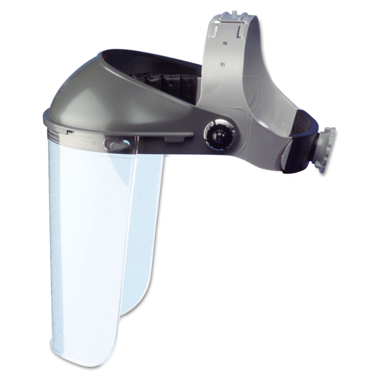 Fibre-Metal by Honeywell High Performance Face Shield Assembly, 3" Crown Ratchet, Noryl, Gray -FBRF300